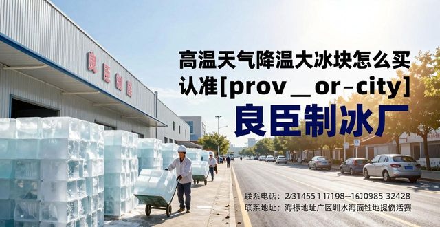 高温天气降温大冰块怎么买 认准南昌良臣制冰厂