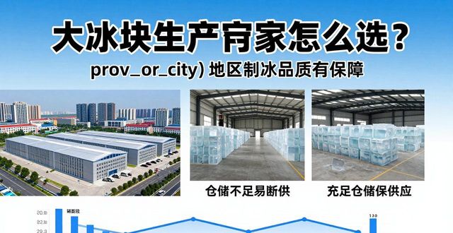 大冰块生产厂家怎么选？南昌地区制冰品质有保障