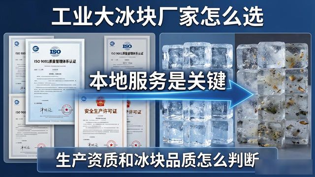 工业大冰块厂家怎么选?南昌本地服务是关键